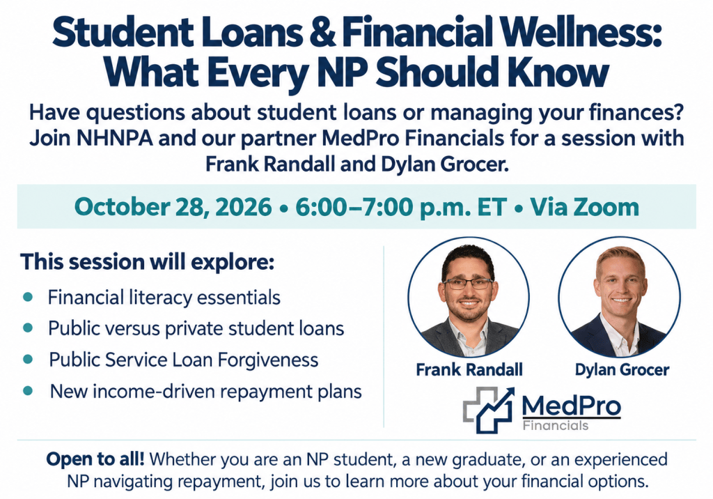 NHNPA MedPro Student Loans and Financial Wellness - October 28 2026
